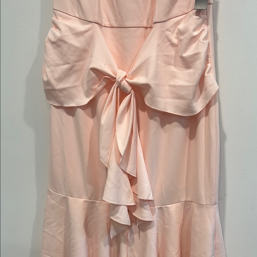 Venus soft pink tier Maxi gown Wedding Guest women 14 new w tag plus size - Picture 3 of 8